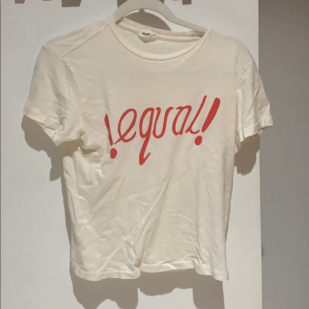 Re/done tee shirt made in USA